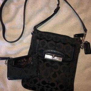 Coach crossbody and matching wallet